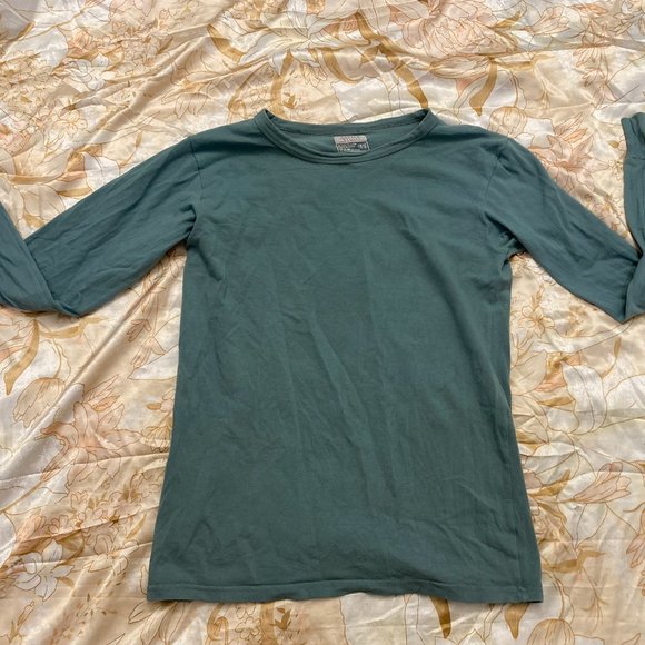 Andrew Scott 16/18 Basic Long Sleeve T-Shirt (2 Greens, 1 Gray) - Picture 2 of 6